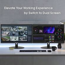 SCEPTRE 20" Computer Monitor Gaming Office 1600x900 HD+ 75Hz HDMI Built-In Speakers Wall Mount Ready Black (E20 Series)