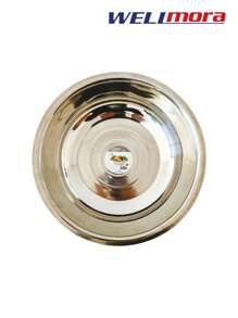 Bowl De Acero Inoxidable (35x9.5 Cm) Tazón De Cocina Multiusos Para Mezclar, Servir Y Preparar Alimentos - Cuenco Para Aperitivos - Ensaladeras Premium