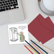 1入組有趣生日卡、母親節卡，適用於妻子、母親、姑媽、女性朋友的50歲、60歲、70歲，具幽默感的老年卡