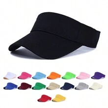 1pc Stylish Sports And Sun Protection Baseball Cap With Solid Color Sun Visor, Suitable For Both Men And Women, Perfect For Outdoor Running And Other Sports - Multicolor - View 1