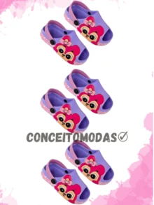 Kids Fashion Slippers - Purple - View 7