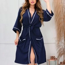 Women Robes - Blue - View 5