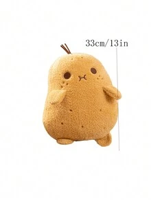 1pc Plush Little Potato Cute Toy, Home Decoration, Gift - Multicolor - View 1