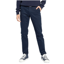 Pantalon para Hombre Ajustados Chinos Stretch Slim - Azul - Ver 1