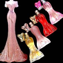 SET de Perfume de para dama, 30ml de vv.love, Aroma muy fresco natural, especial para mujeres a bolsillo, CON FORMA DE VESTIDO, BOTELLA DE VIDRIO - Dulce - Ver 4