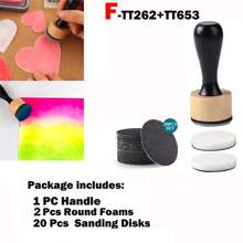 CYFUN DESIGN 3/10/16/20/13/53/43/33pcs Ink Mixing Sponge Tools