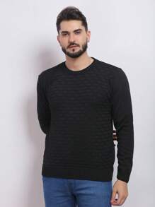 Men Sweaters - Black - View 2