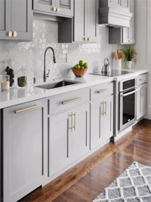 Golden Handle Stainless Steel Kitchen Cabinet Door Knob Furniture Drawer Pull Hardware Pulls T Bar Handle - Multicolor - View 5