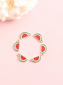 6pcs Cute Cool Summer Watermelon Fashion Earrings Necklace Diy Jewelry Pendant