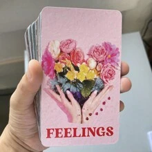 真實情感神諭卡命運卜卦玩具預言占卜英文版80張牌組 - 彩色 - 查看 7