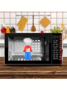 1入 Angry Mama 微波爐蒸汽清潔器創意微波爐清潔工具，廚房，廚房用品，清潔，清潔刷 - 綠色 - 查看 2