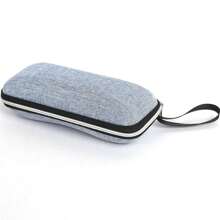 1 pieza Estuche de gafas premium fresco y fresco de piel de PU, caja de almacenamiento portátil para gafas de sol, contenedor protector de accesorios para gafas para deportes y viajes, accesorios de gafas para mujer - Multicolor - Ver 11