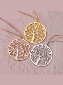 Collar con nombre personalizado, regalo perfecto para parejas, Día de la Madre, Día del Padre, familia, amigos, cumpleaños, hazlo tú mismo