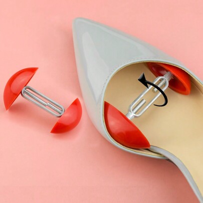 Mini alargador de sapatos com alça protege as mãos, estica em altura e largura, formas de sapato previnem rugas, deformações e colapsos, alivia o aperto nos sapatos, sapatos brancos para mulheres, materiais de volta às aulas, botas, acessórios para sapatos femininos, para atividades ao ar livre, esportes, viagens, casa, escritório, escola