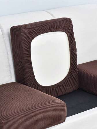 Sofa Cushion Cover, Solid Color Simple Slouchy Sofa Cover, All Seasons Sofa Protector, 1pc