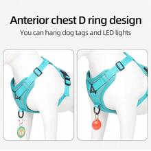 1pc Reflective Strap Design Dog/Cat Harness With 150cm Leash, Breathable Pet Chest Strap Suitable For Cats & Small Dogs Up To 20lbs - Multicolor - View 9