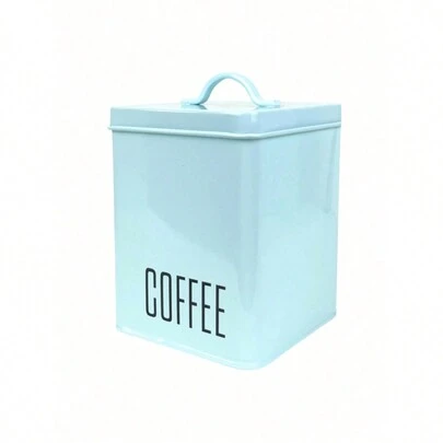 Porta Café Silky Em Aço Galvanizado Pote Com Tampa  1,7L