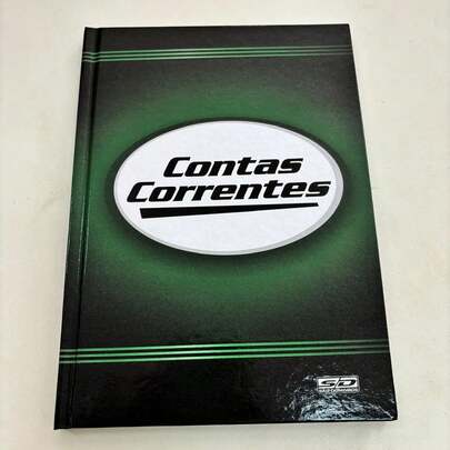 Livro Conta Corrente 1/4 São Domingos - 100 Folhas