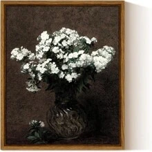 1Pc,White Hydrangea Botanical Coastal Scenery Angel Laundry Room Serene Countryside Scene Chicken Onion Roses In Vase Botanical Sheep On The Meadow Three Easter Rabbits Cityscape White Sailboat Seascape,For Living Room Office Home Decor,No Framed - Color Mixing - View 22