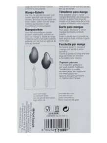 Tenedores Para Mango O Fruta De Acero Inoxidable (2 Piezas) - Gris - Ver 5
