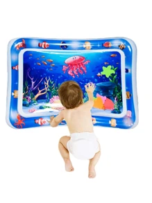 1 pièce Tapis de jeu gonflable en forme de dauphin, tapis d'eau épaissi, tapis de jeu pour bébé, tapis de jeu, tapis de bébé, aire de jeu pour bébé, jouets pour bébé, tapis de sommeil pour bébé