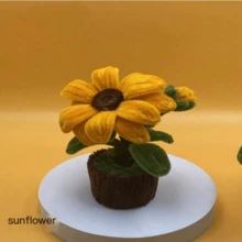 Indoor Balcony Handmade Realistic Flower & Plant Decor - Multicolor - View 8