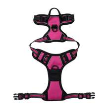 Dog Double Harness Reflective Dog Harness Durable, Breathable And Easy To Wear - Perfect For Outdoor Activities Without Rope Rope Needs To Be Purchased Separately - Multicolor - View 30
