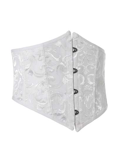 1 pieza Faja moldeadora del Body de mujer, cinturón de corsé para control de abdomen, accesorio de entrenador de cintura para Halloween para damas, para vestido, estilo vaquero occidental, vaquera, país, vintage, cinturón blanco de mujer, corsé para vestido, entrenador de cintura para adelgazamiento de cintura y control del abdomen