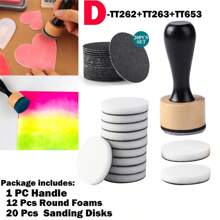 CYFUN DESIGN 3/10/16/20/13/53/43/33pcs Ink Mixing Sponge Tools