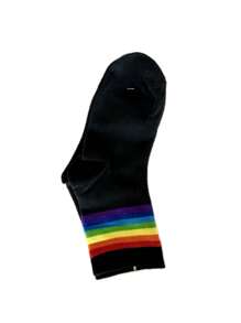 Women Ankle Socks - 黑與白 - 查看 3