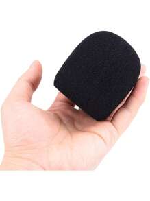 Microphone Cover - Foam Mic Covers Windscreen Suitable For Most Standard Handheld Microphone 5 PCS|2 PCS - Black - View 4