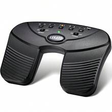 LEKATO Bluetooth Page Turner Pedal USB Rechargeable Wireless Page Turner Silent Foot Pedal Sheet Music Reading Controller For Tablets