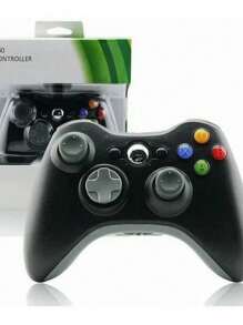 Control Alambrico Para Xbox 360 Y Pc Windows Gamepad - Negro - Ver 1