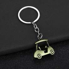 Creative 3D Stereo Golf Cart Keychain Replica Hanging Ornament - Golf Keychain - View 9