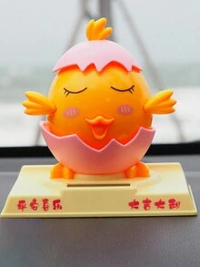 Solar Powered Swinging Rooster Animal Model Toy Ornament Lovely Action Figure Gift For Chicken Born Day Gift - Rocking Chicken - View 15