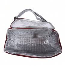 1入組午餐袋，保溫手提袋，鋁箔午餐袋，大容量隔熱袋，野餐袋 - 彩色 - 查看 11