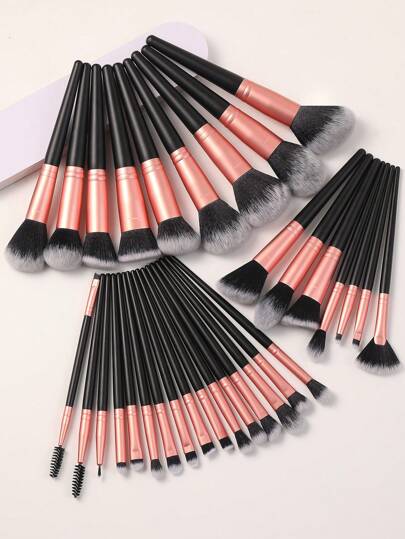 32pcs Makeup Brush Set,Powder Brush Contour Brush Blush Brush Highlight Brush Eyeshadow Brush Eyebrow Brush Eyelash Brush Shadow Brush Blending Brush Smudge Brush,Makeup Tools With Soft Fiber For Easy Carrying,Brush For Travel,Gift For Women&Girls.,Brush Set,Makeup Brush Kit,Make Up Brush Set,Make Up Set Complete,Makeup Brush Set,Complete Makeup Kit,Brush Kit,Brushes Makeup Set,Makeup Gift Set