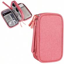 Ultimate Gadget Organizer Bag - Compact, & Stylish Storage For Chargers, Cables, Hard Drives - Perfect For Travel & Office For Travel Storage Bag, Makeup Bag, Cosmetic Bag, Vacation Organizer, Large Capacity Makeup Organizer Makeup Case, For Lipstick, Brush, Skincare, Mobile Phone, Coin, Small Items, For Home, Gift, Vacation And Festival Halloween Christmas Multifunctional Use,Boho Vibes - Multicolor - View 19