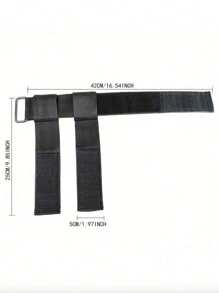1 pieza Correa de tobillo para mancuerna, entrenador muscular de fuerza de pierna, tabla para espinilla, brazalete de tobillo de carga de mancuerna para ejercicios de tibia (sin mancuerna), accesorios de gimnasio