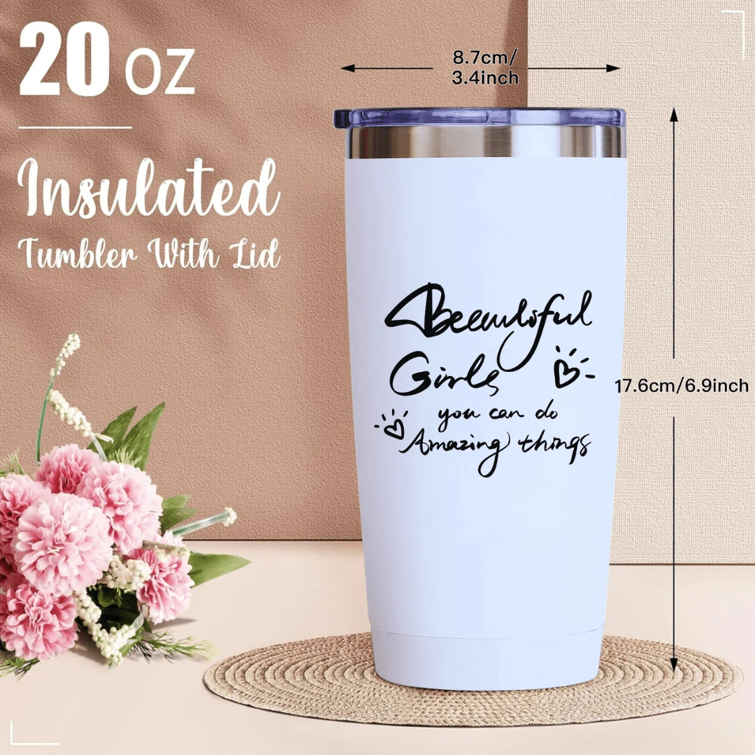 Texas-Design Edelstahl-Becher 590 Ml – Isoliert, Mit Deckel & Strohhalm, Perfekt Als Western-Geschenk