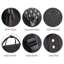 Lekesky Laptop Backpack 15.6 Inch Laptop Rucksack Bag For Womens Backpack For Work Business Travel School College, Black - Black - View 5