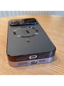 Capa Auto Focus Blindex Indução Para iPhone 15 Ao 15 PLUS 15 PRO - Prata - Visão 5