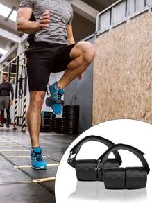 1 pieza Correa de tobillo para mancuerna, entrenador muscular de fuerza de pierna, tabla para espinilla, brazalete de tobillo de carga de mancuerna para ejercicios de tibia (sin mancuerna), accesorios de gimnasio