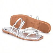 Women Heeled Sandals - 銀色 - 查看 6