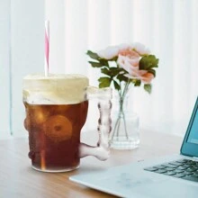 Tarro de cerveza calavera 6 piezas - transparente - Ver 8