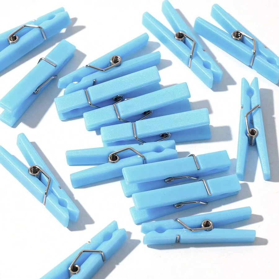 Juegos de 24 piezas de baberos para baby shower (rosa/azul) adecuados para tarjetas de felicitación de fotos y decoraciones de bebés - Multicolor - Ver 1