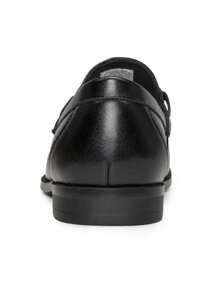 Men's Horsebit Loafers Patent Leather Classic Driving Moccasins For Business & Casual Slip-On,A Half To A Full Size Up To Accommodate Wider Feet - 黑色 - 查看 9