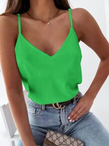 Women Tank Tops & Camis - 綠色 - 查看 1