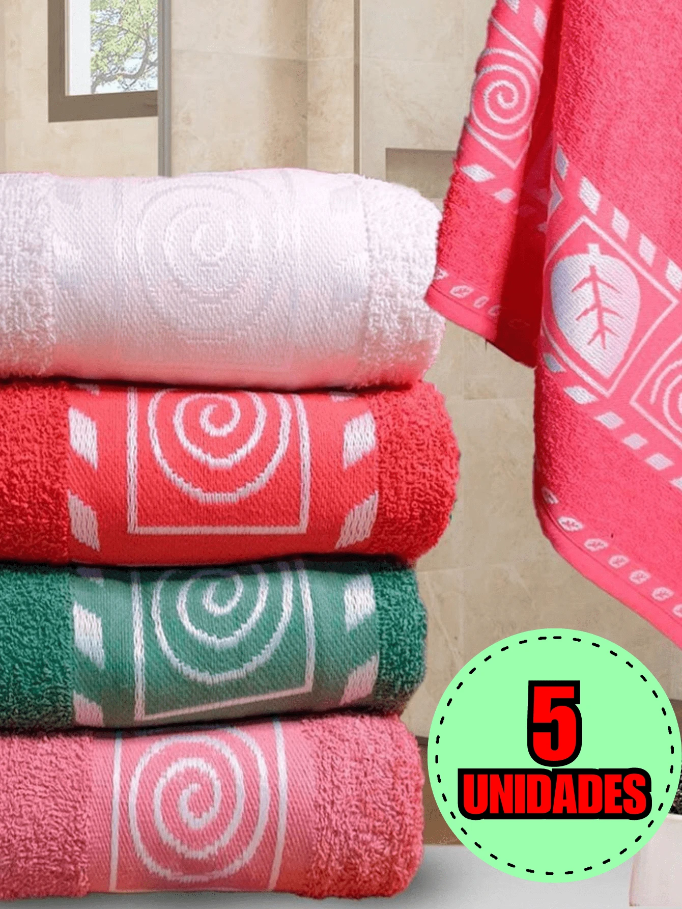 Bath Towels - Multicolor - View 1