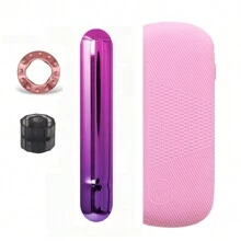 3-in-1-Set Stiftaufsatz Ring + Seitenabdeckung + Silikonhülle als Ersatzzubehör für IQOS ILUMA, Abdeckung, Haarzubehör, Raucher-Zubehör, zum Gebrauch von Verdampfern, Zigarettenaufbewahrung, Raucher-Verdampfer